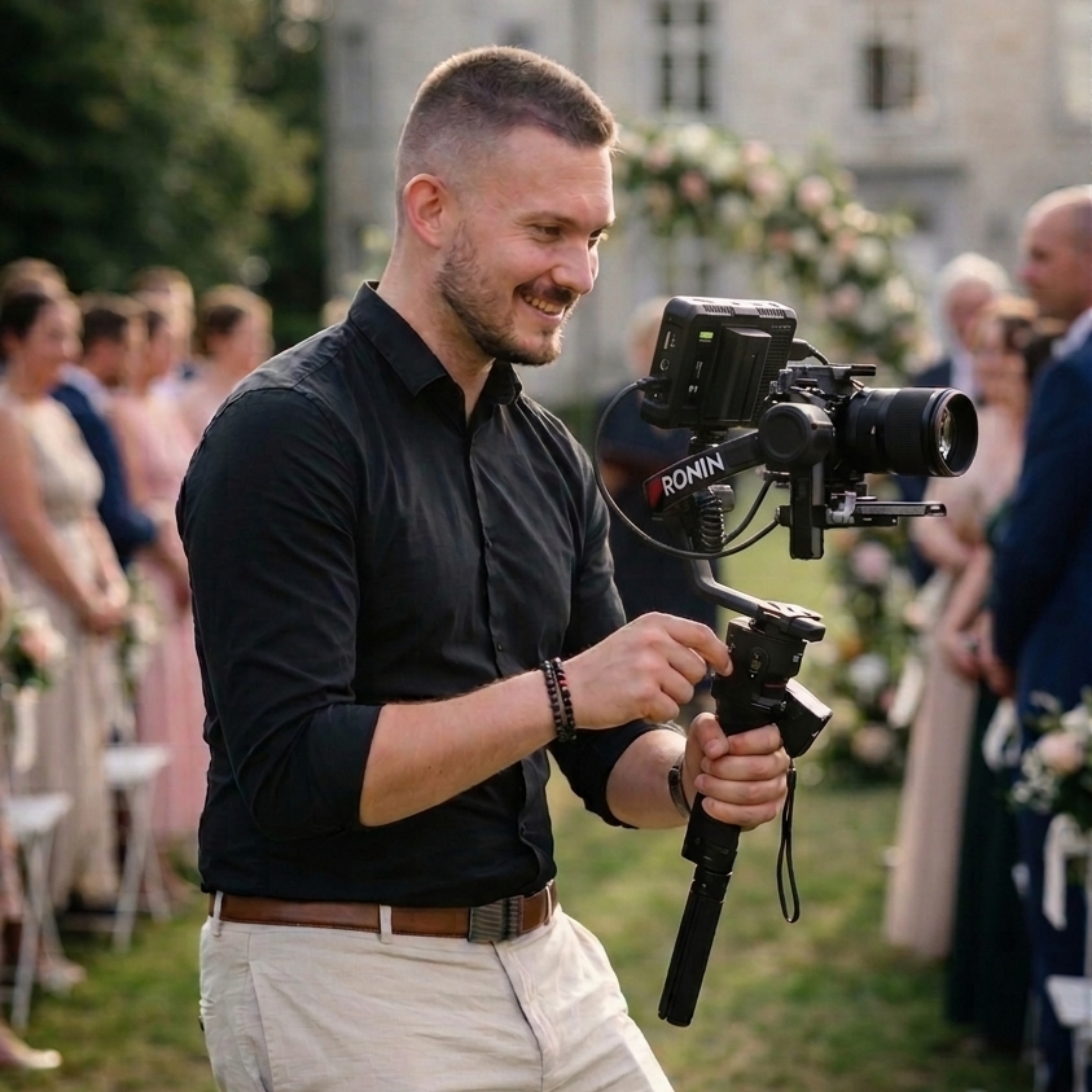 Quentin, vidéaste de mariage chez LéRya Films